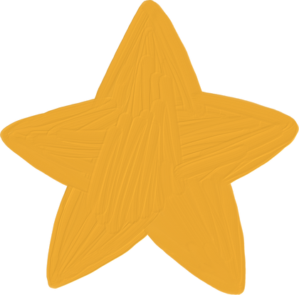 Hand drawn star elements